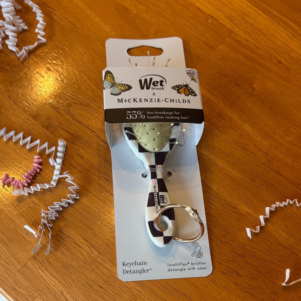 MacKenzie-Childs Checkered Keychain Detangler Target Collab